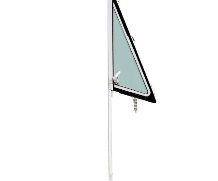 United Pacific Vent Window Assembly w/Tinted Glass For 1967-72 Chevy & GMC Truck - L/H 120673