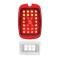 United Pacific 27 LED Sequential Tail Light Lens For 1937-38 Chevy Car & 1940-53 Chevy Truck - L/H 110110