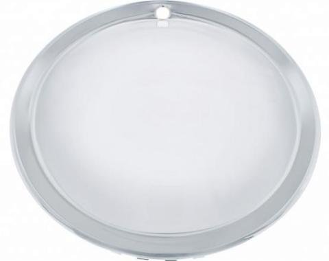 United Pacific 14" Chrome Plated Baby Moon Hub Cap (4/Set) BHC01-14