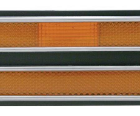 United Pacific Deluxe Side Marker Light With Stainless Steel Trim, For 1968-72 Chevy & GMC Truck C687202