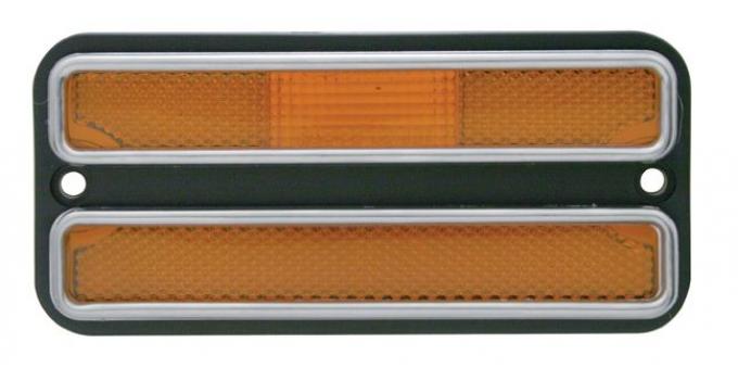 United Pacific Deluxe Side Marker Light With Stainless Steel Trim, For 1968-72 Chevy & GMC Truck C687202