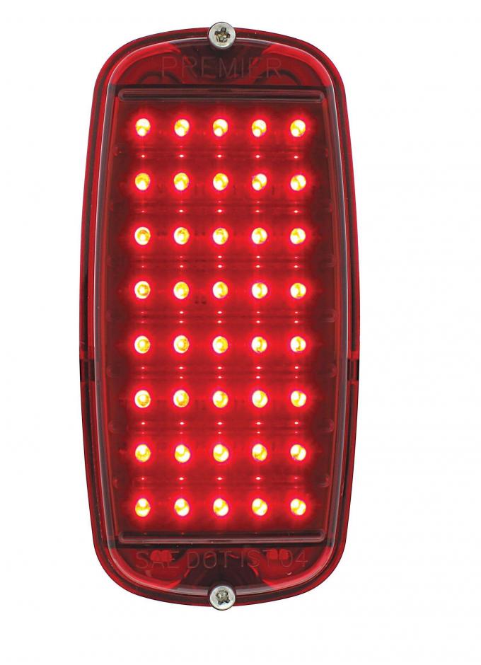 United Pacific 40 LED Tail Light Assembly w/Red Lens For 1960-66 Chevy & GMC Fleetside Truck CTL6066FSR