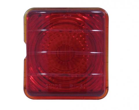 United Pacific Glass Tail Light Lens For 1951-52 Chevy Passenger Car C4004