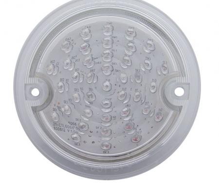 United Pacific 41 LED Tail Light Lens, Clear For 1960-66 Chevy & GMC Stepside Truck CTL6066C