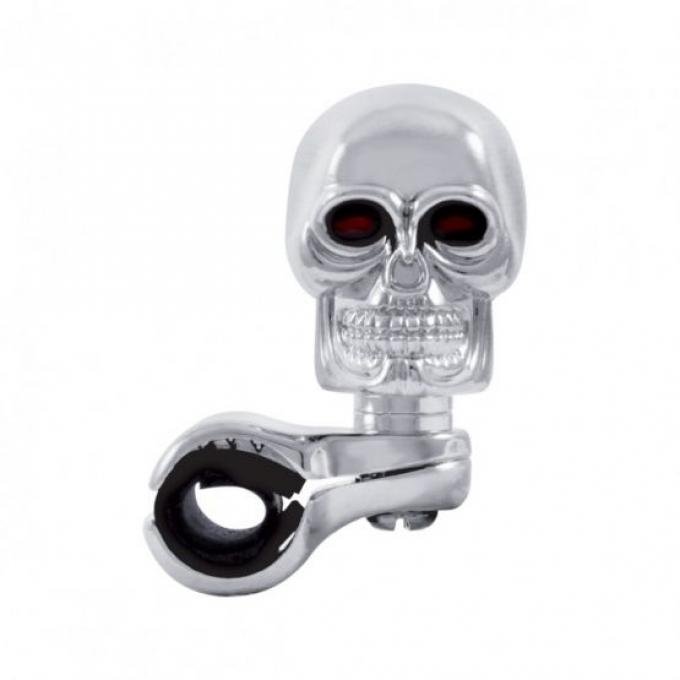 United Pacific Skull Steering Wheel Spinner 70113