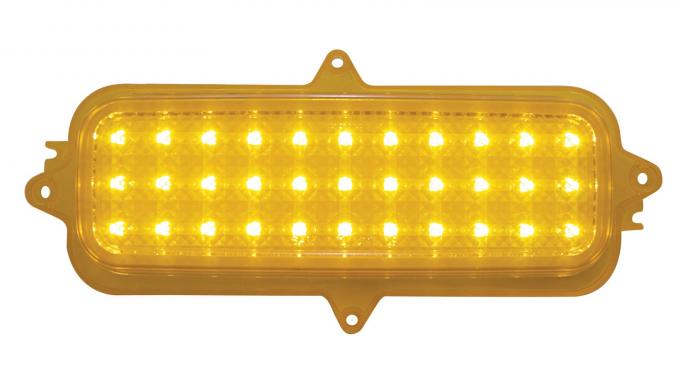 United Pacific 33 LED Park Light W/Amber Lens And Amber LED For 1960-66 Chevy Truck CPL6066A