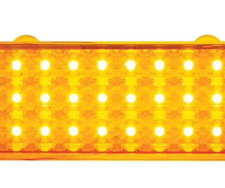United Pacific 30 LED Parking Light Lens, Amber For 1966 Chevy Impala CPL6601LED