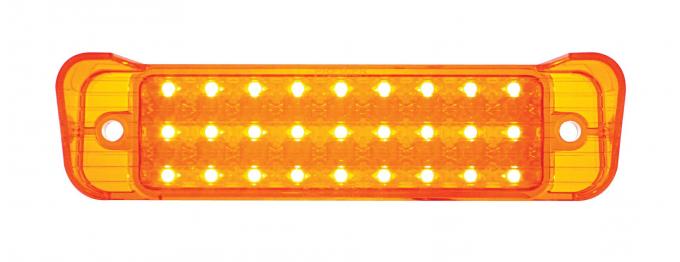 United Pacific 27 LED Parking Light Lens, Amber For 1967 Chevy Impala CPL6701LED