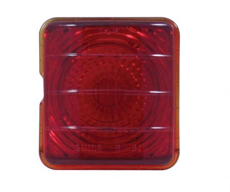 United Pacific Glass Tail Light Lens For 1951-52 Chevy Passenger Car C4004