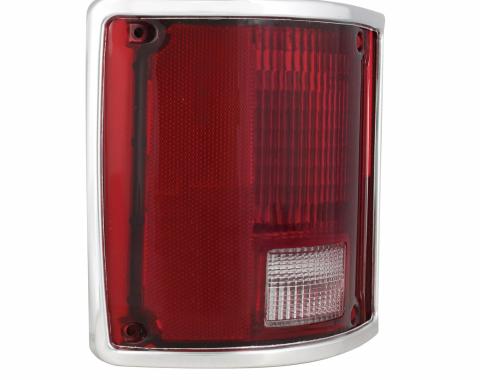 United Pacific Tail Light Assembly With Trim For 1973-87 Chevy & GMC Truck - L/H C738705