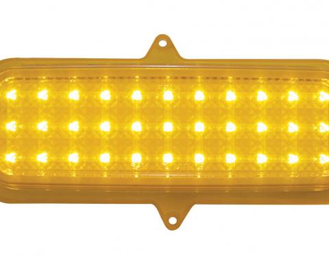 United Pacific 33 LED Park Light W/Amber Lens And Amber LED For 1960-66 Chevy Truck CPL6066A