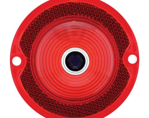 United Pacific Plastic Tail Light Lens w/Blue Dot For 1958 Chevy Passenger Car C5801-1