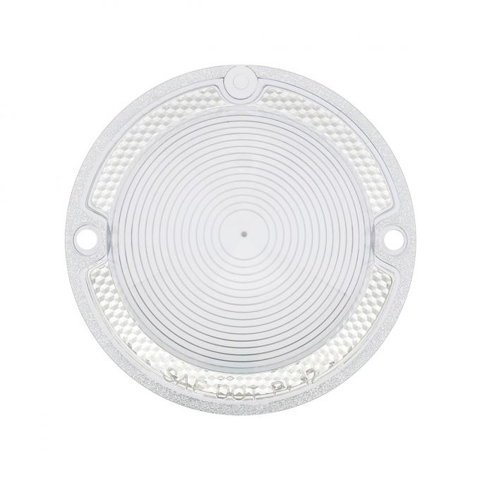 United Pacific Parking Light Lens, Clear Plastic For 1958 Chevy Impala 110154