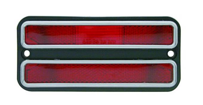 United Pacific Deluxe Side Marker Light, Red Lens For 1968-72 Chevy & GMC Truck C687203