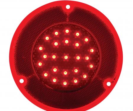 United Pacific 41 LED Tail Light Lens, Red For 1967-72 Chevy & GMC Stepside Truck CTL6772LED