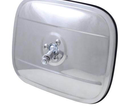 United Pacific Polished Stainless Steel 6" X 8" Exterior Mirror Head For 1947-72 Chevy & GMC Truck C476902
