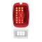 United Pacific 27 LED Sequential Tail Light Lens For 1937-38 Chevy Car & 1940-53 Chevy Truck - L/H 110110