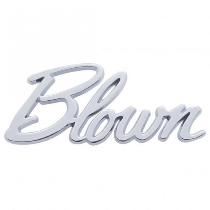 United Pacific Chrome Die-Cast "Blown" Emblem S1010