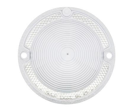United Pacific Parking Light Lens, Clear Plastic For 1958 Chevy Impala 110154