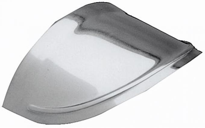 United Pacific Stainless Steel Tail Light Mini Visor (Pair) C636402