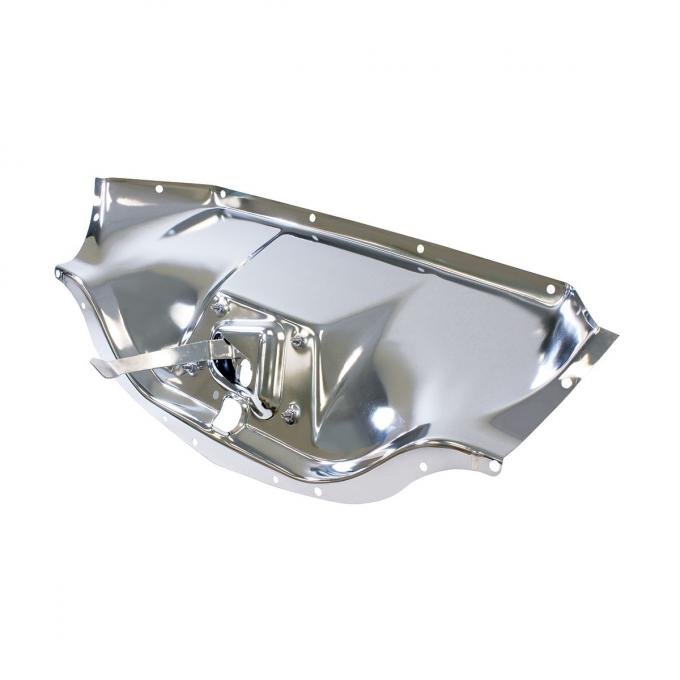 United Pacific Chrome Plated Hood Latch Panel For 1947-54 Chevy Truck 110340