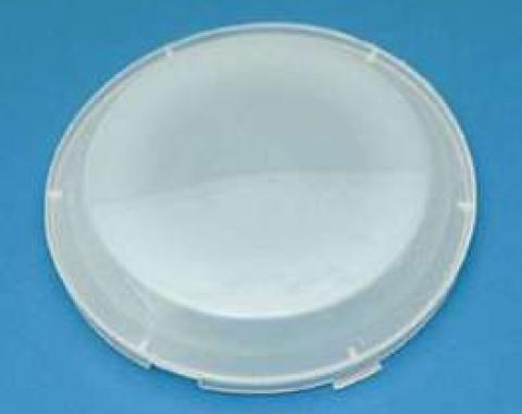 Full Size Chevy Dome Light Lens, White Replacement 1958-1962