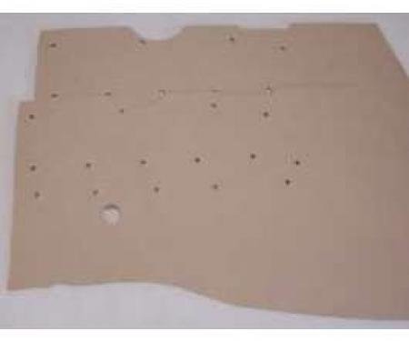 Full Size Chevy Rear Quarter Panel Boards, 2-Door Hardtop, Impala, 1958