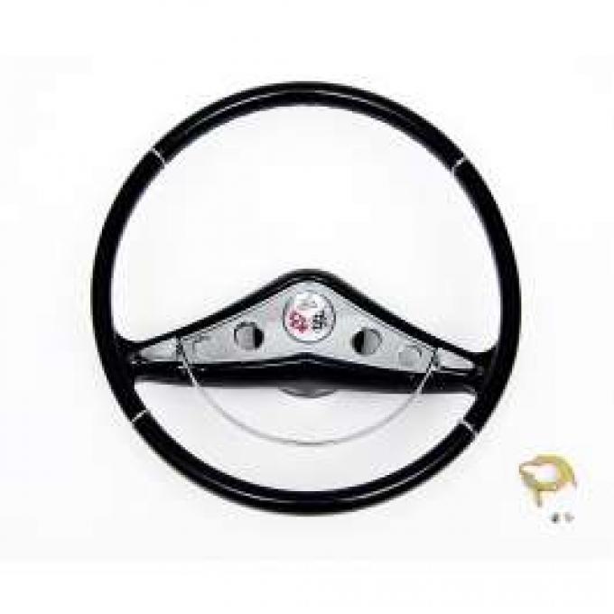 Full Size Chevy Steering Wheel, 15" Diameter Replacement, Impala, 1958-1960