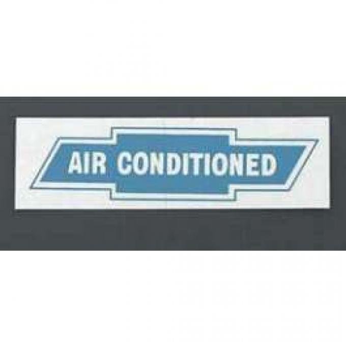 Full Size Chevy Air Conditioning Window Decal, 1958-1960