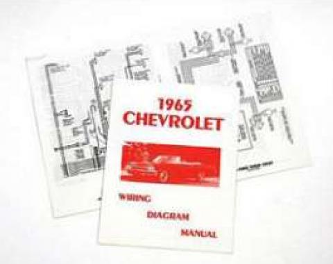 Full Size Chevy Wiring Harness Diagram Manual, 1965