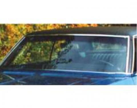 Full Size Chevy Windshield, Tinted & Shaded, With Antenna, Hardtop, Impala, 1971-1975