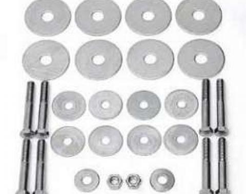 Full Size Chevy Body Mounting Bolt Kit, Hardtop & Sedan, 1961-1964