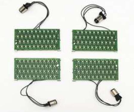Full Size Chevy Taillight Conversion Kit, LED, Impala & Caprice, 1970