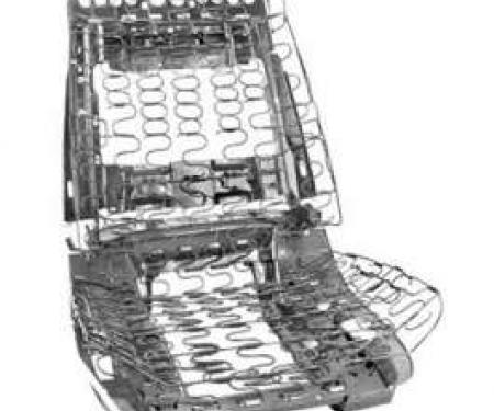 Full Size Chevy Seat Frame Assembly, Left Or Right, 1969