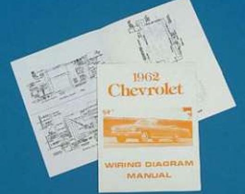 Full Size Chevy Wiring Harness Diagram Manual, 1962