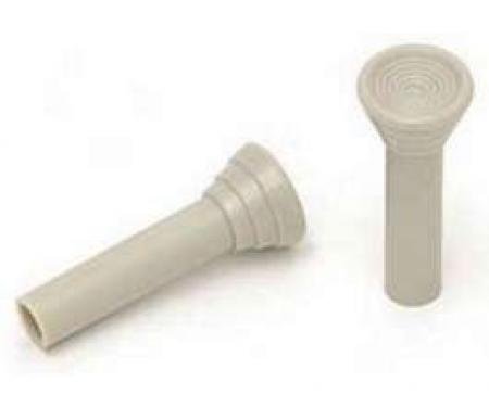 Full Size Chevy Interior Door Lock Knobs, Fawn Beige, 1965-1966