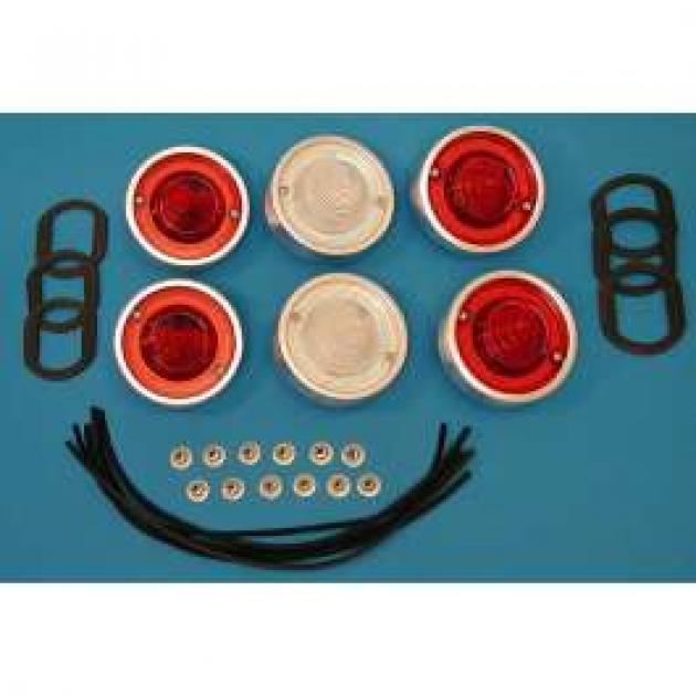 Full Size Chevy Taillight & BackUp Light Assemblies, Complete, Impala