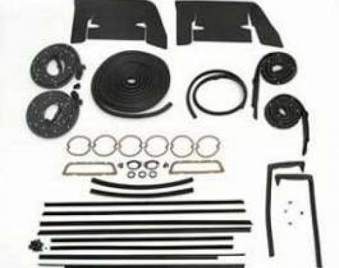 Full Size Chevy Weatherstrip Kit, 2-Door Hardtop, Impala, 1960