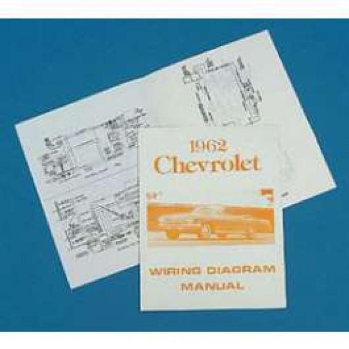 Full Size Chevy Wiring Harness Diagram Manual, 1962