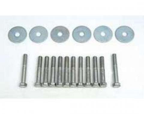 Full Size Chevy Body Mount Bolt & Washer Set, Hardtop & Sedan, 1965-1966