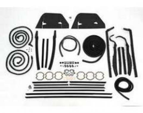 Full Size Chevy Weatherstrip Kit, Convertible, Impala, 1963