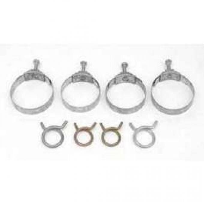 Full Size Chevy Radiator & Heater Hose Clamp Set, 1963-1966