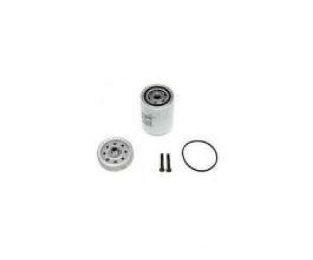 Full Size Chevy Oil Filter Adatper Kit, Spin-On, 1958-1967