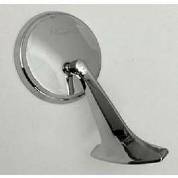 Full Size Chevy Outside Door Mirror, Right, 1965-1966