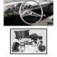 Full Size Chevy Air Conditioning Kit, In-Dash, With 4-Lever Controls, Impala & El Camino Gen IV, Vintage Air, 1959-1960