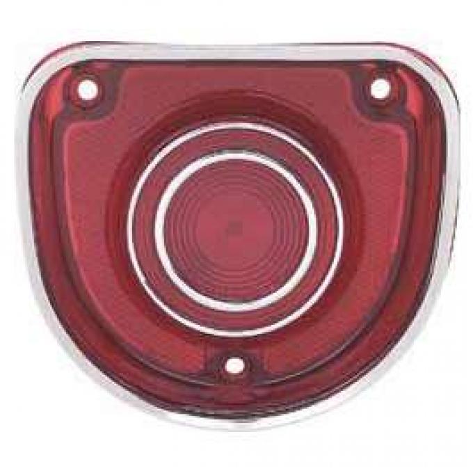 Full Size Chevy Taillight Lens, Impala Custom, 1968