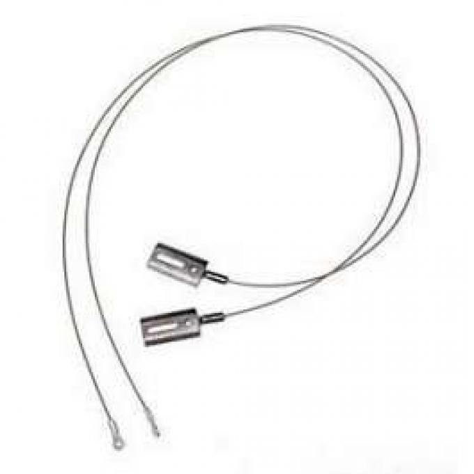 Full Size Chevy Convertible Top Cables, 1961-1964