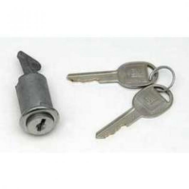 Full Size Chevy Glove Box Lock, With LateStyle Keys, 1967 Classic Chevy