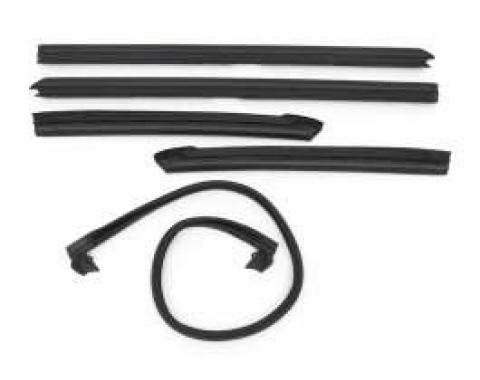 Full Size Chevy Roofrail Weatherstrip Set, Convertible, 1971-1975