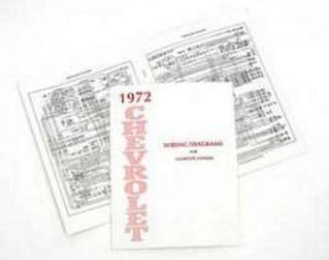 Full Size Chevy Wiring Harness Diagram Manual, 1972